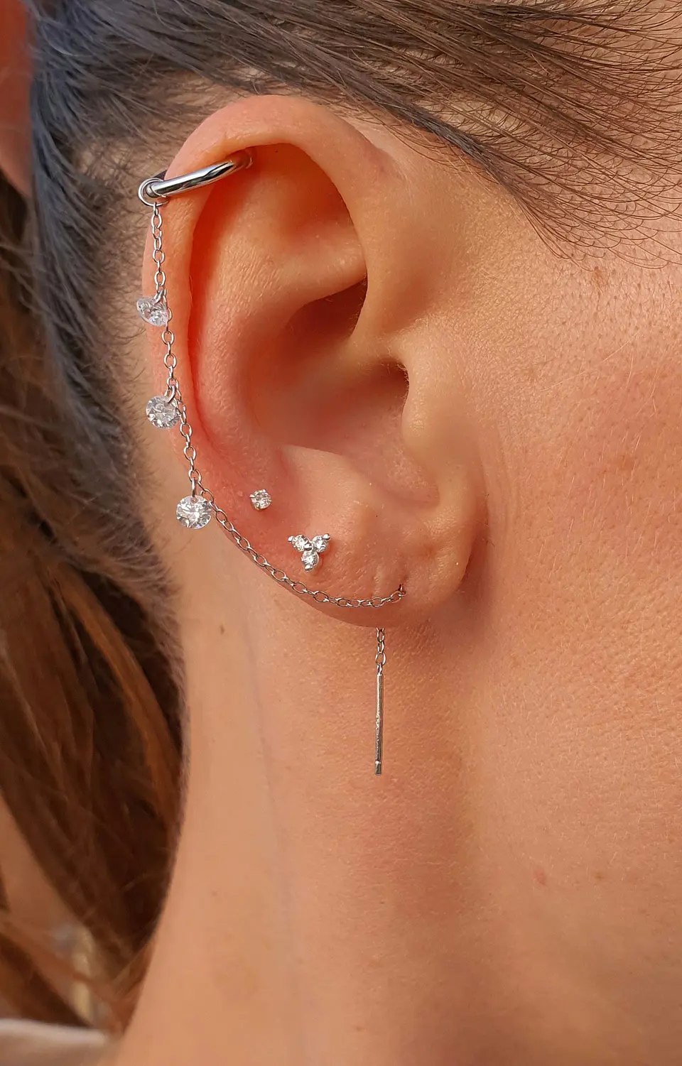 Cuff cadena con circones 2