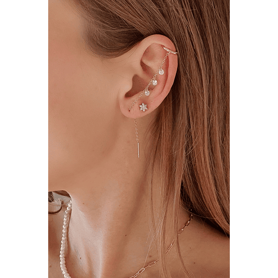 Cuff cadena con circones 3