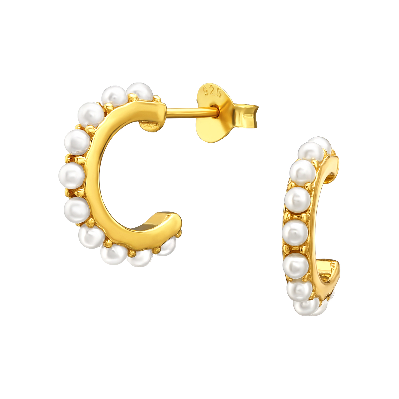 Argollas perlas