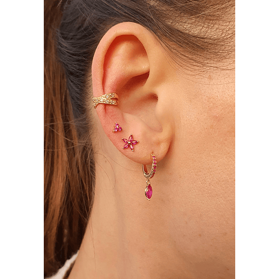 Triángulos fucsia  2