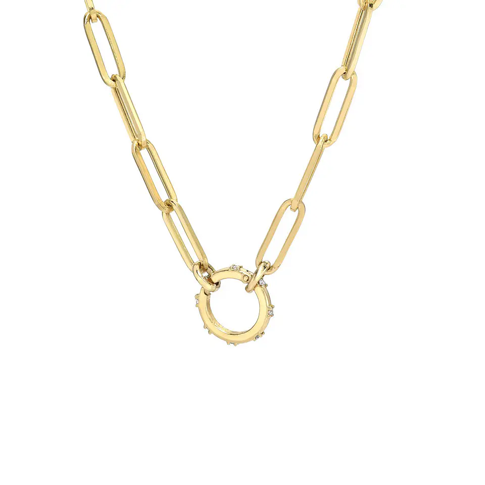 Collar eslabones dorados 5
