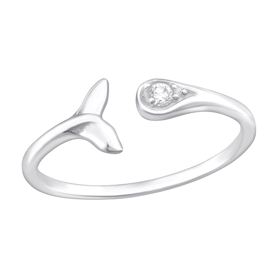 Anillo ajustable cola de ballena 2