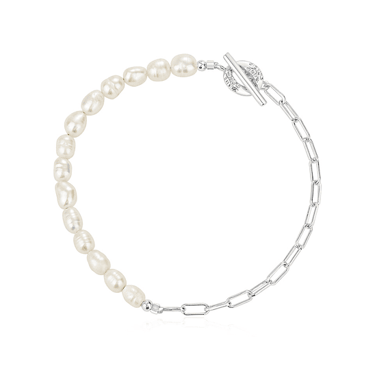 Pulsera perlas y eslabones 3