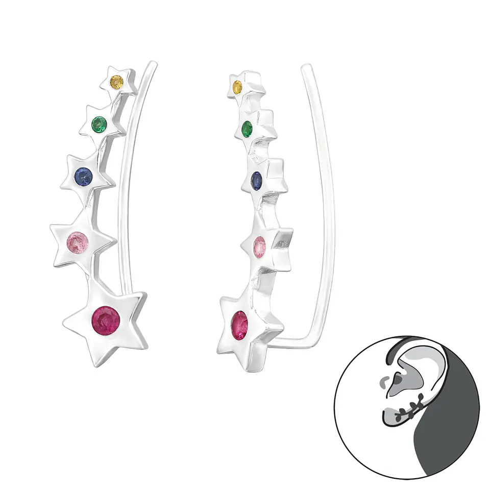 Trepadores estrellas multicolor 3