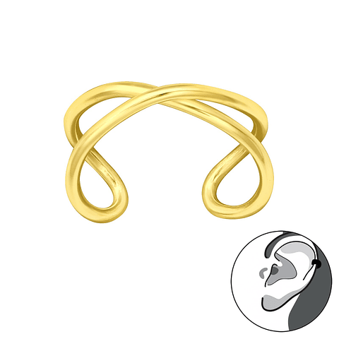 Cuff dorado 12 mm