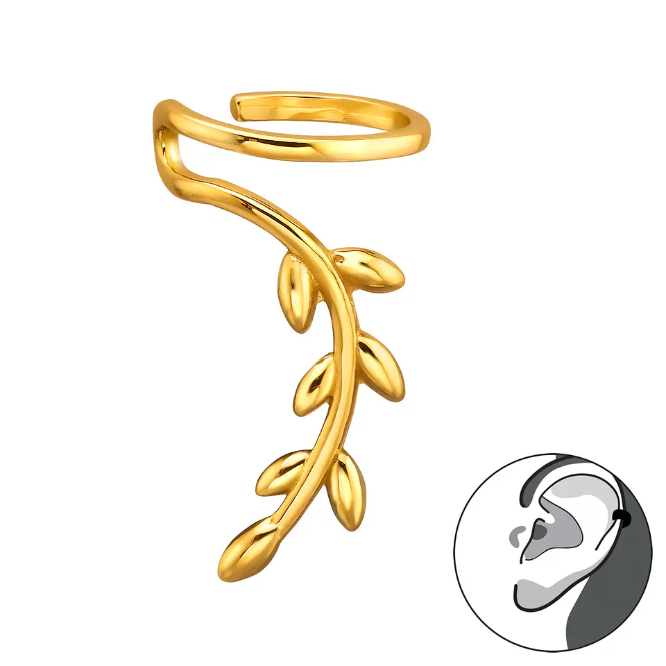 Cuff trepador rama dorada 1