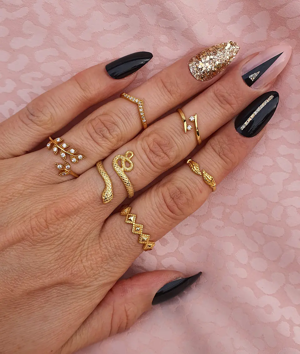 Anillo serpiente ajustable 4