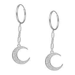 Argollas con lunas 