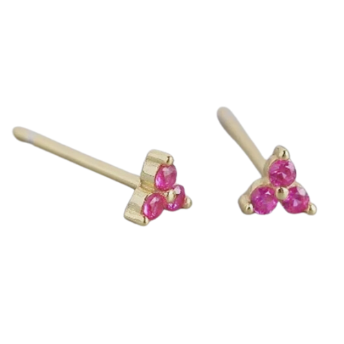 Triángulos fucsia