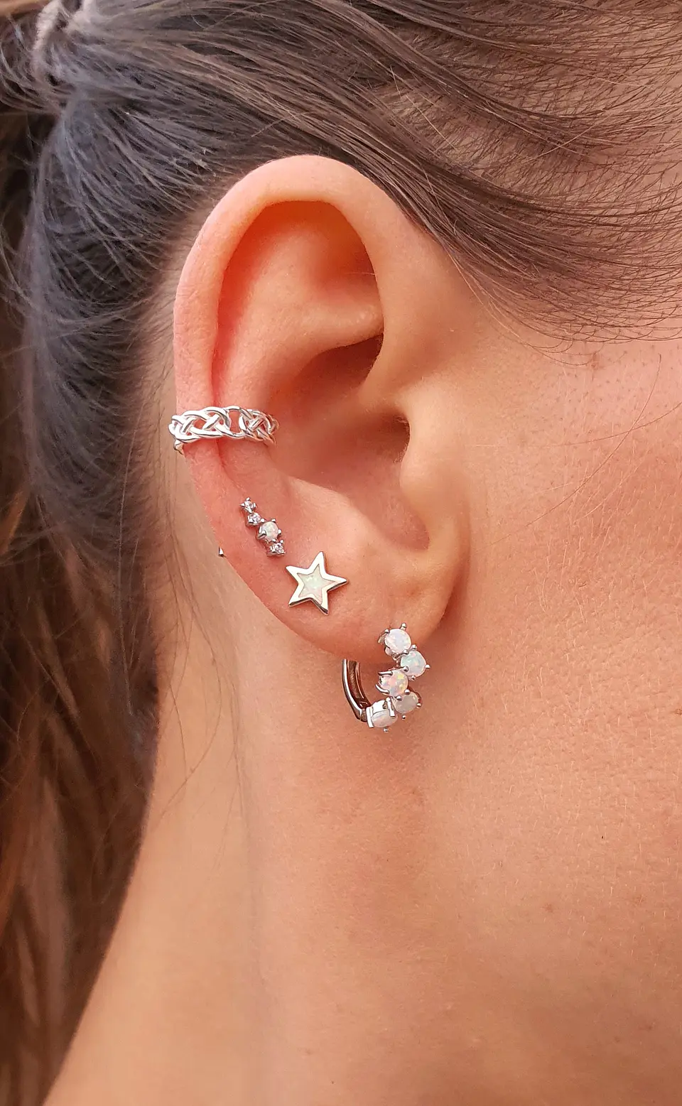 Mini circones con ópalo con tope 3