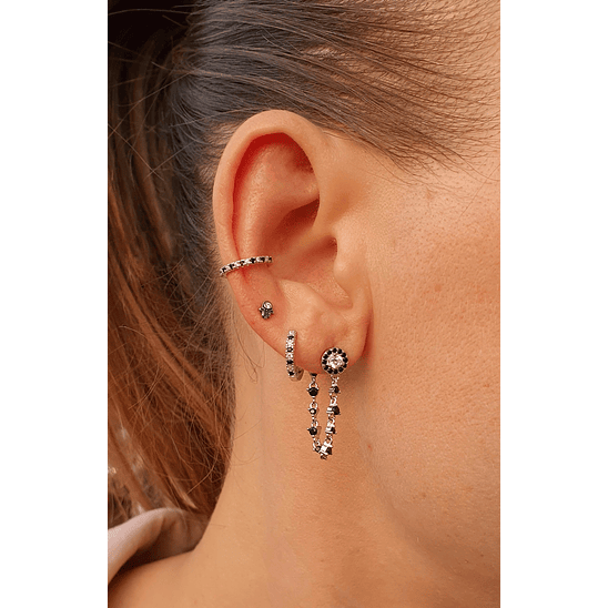 Aros cadena negros 3