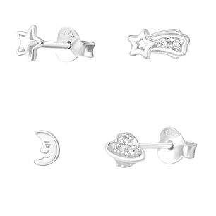 Set 4 mini aros espaciales 