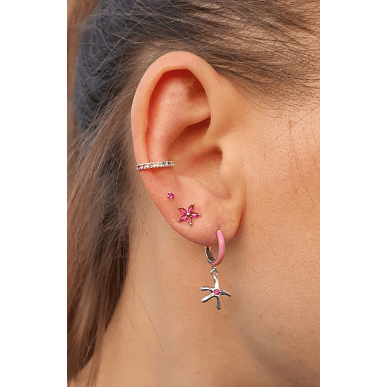 Argollas con estrella de mar 4