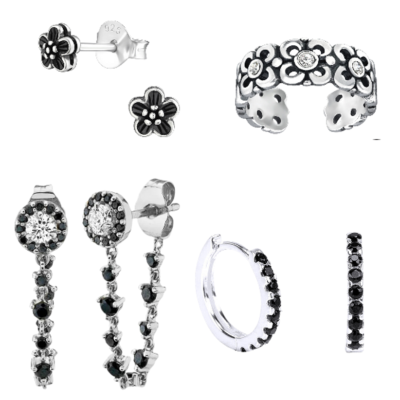 Conjunto circones negros  2