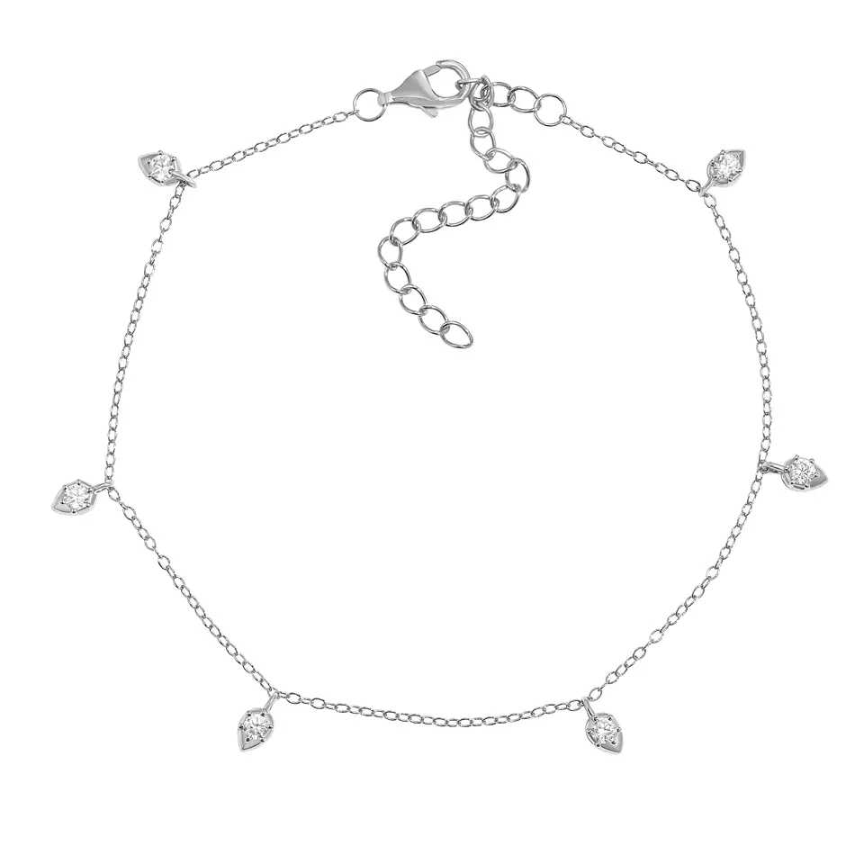 Tobillera circones colgantes 3