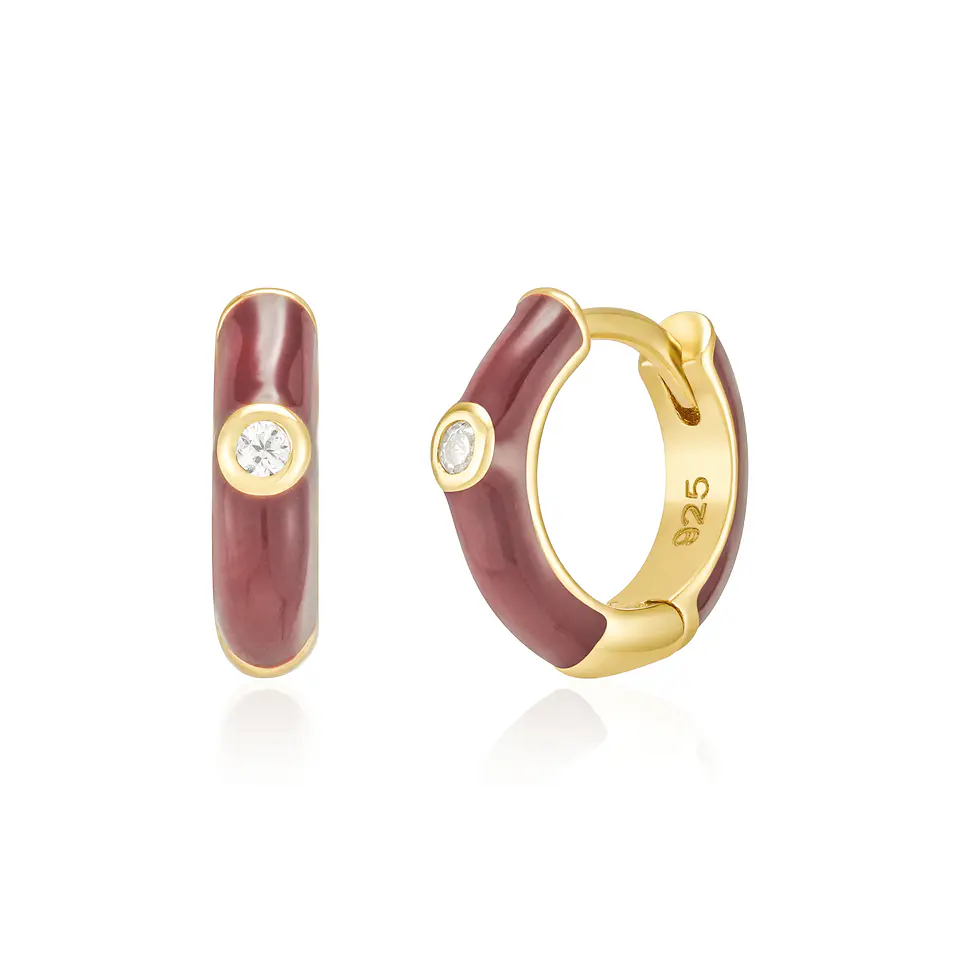 Argollas 12 mm esmaltadas 3