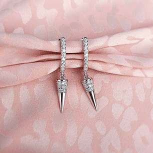 Argollas cono colgante