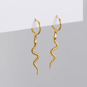 Argollas con serpiente