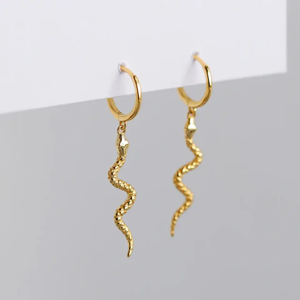 Argollas con serpiente 1