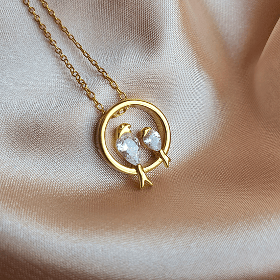 Collar pareja de pájaros 4