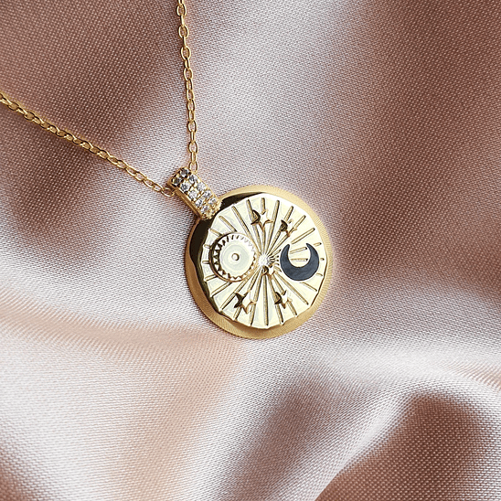 Collar luna y estrellas 4