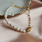 Pulsera perlas y eslabones - Miniatura 1