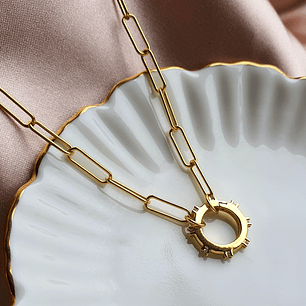 Collar eslabones dorados