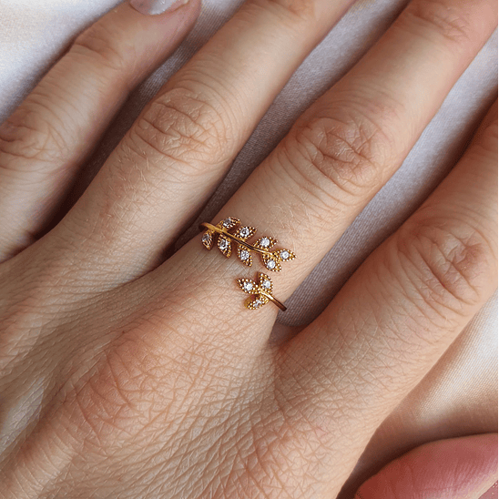 Anillo hojas 1