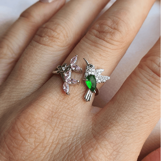 Anillo colibrí ajustable 1