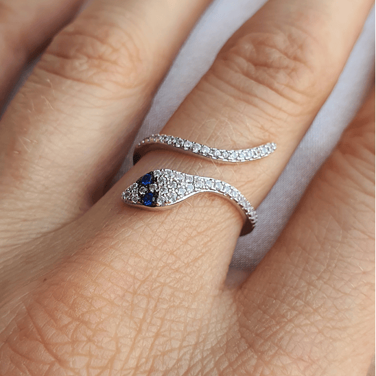 Anillo serpiente ajustable  1