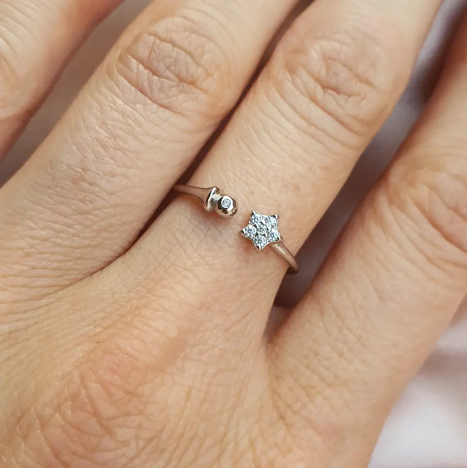 Anillo estrella Ajustable 1