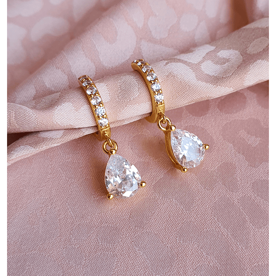 Argollas con circón 3