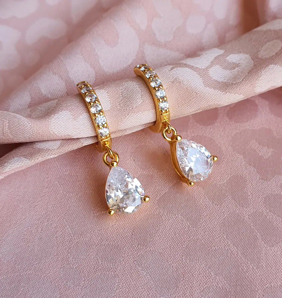 Argollas con circón 3