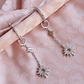 Argollas con estrellas colgantes - Miniatura 1
