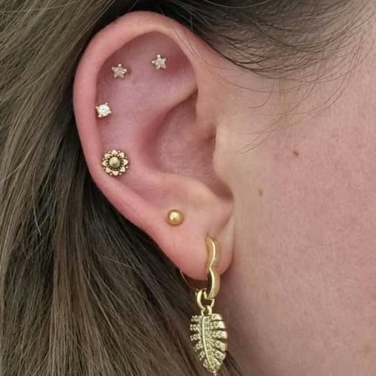 Piercing punto de luz 3