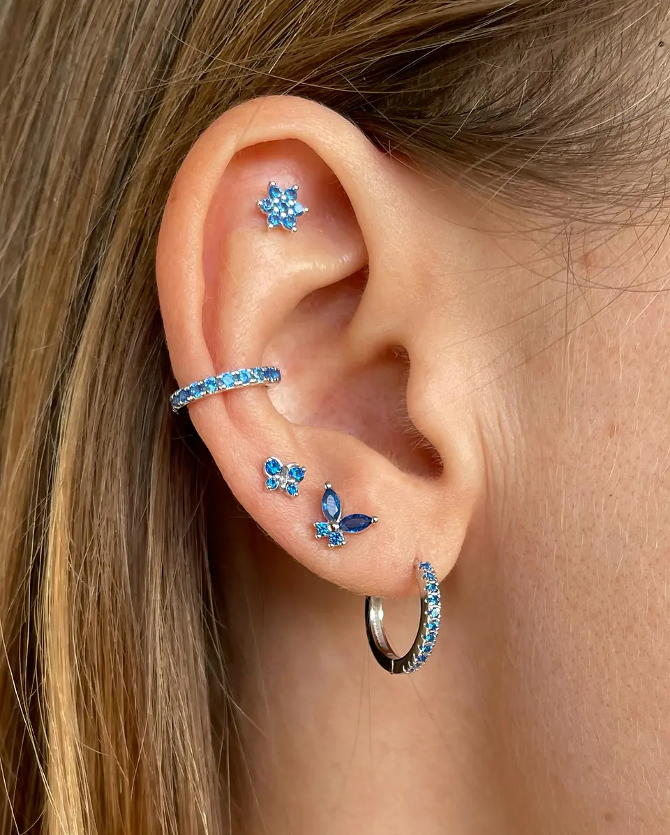 Flor azul 5,5 mm 3
