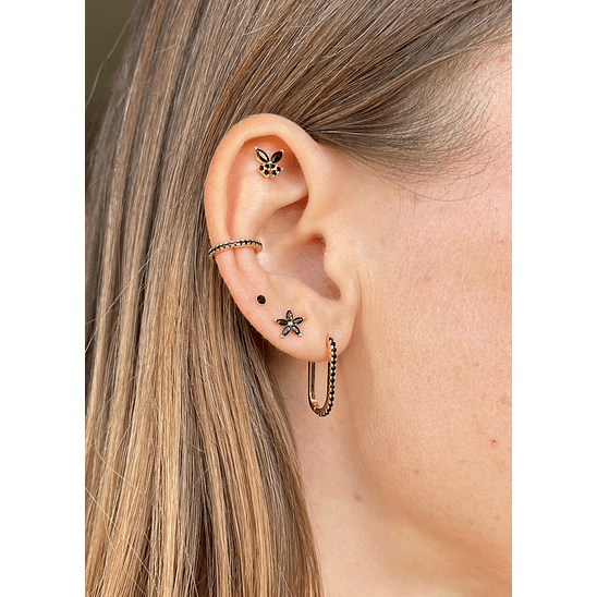 Piercing Mariposa negra 2