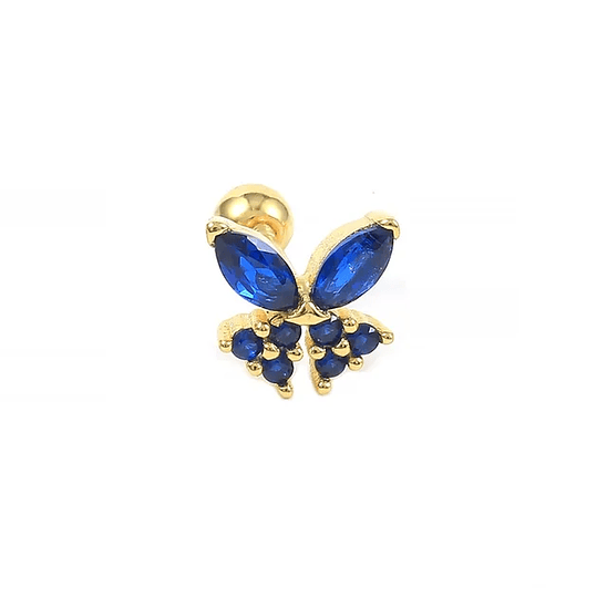 Piercing mariposa azul 1