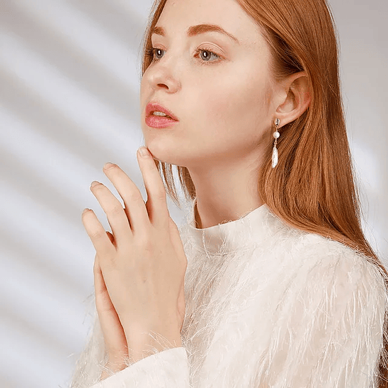 Aros de perlas naturales 2