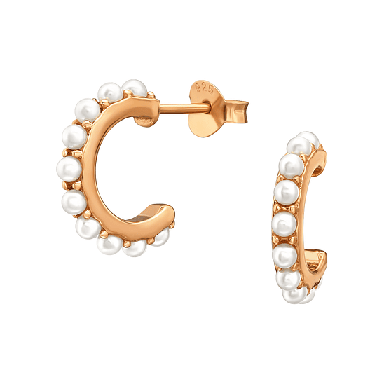 Argollas perlas 13 mm 1