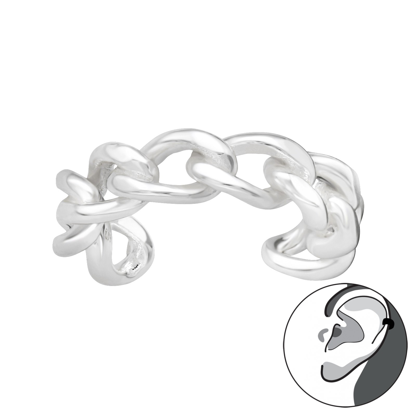 Cuff eslabones "pequeño"
