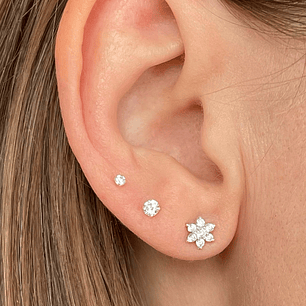 Conjunto flor y puntos de luz﻿