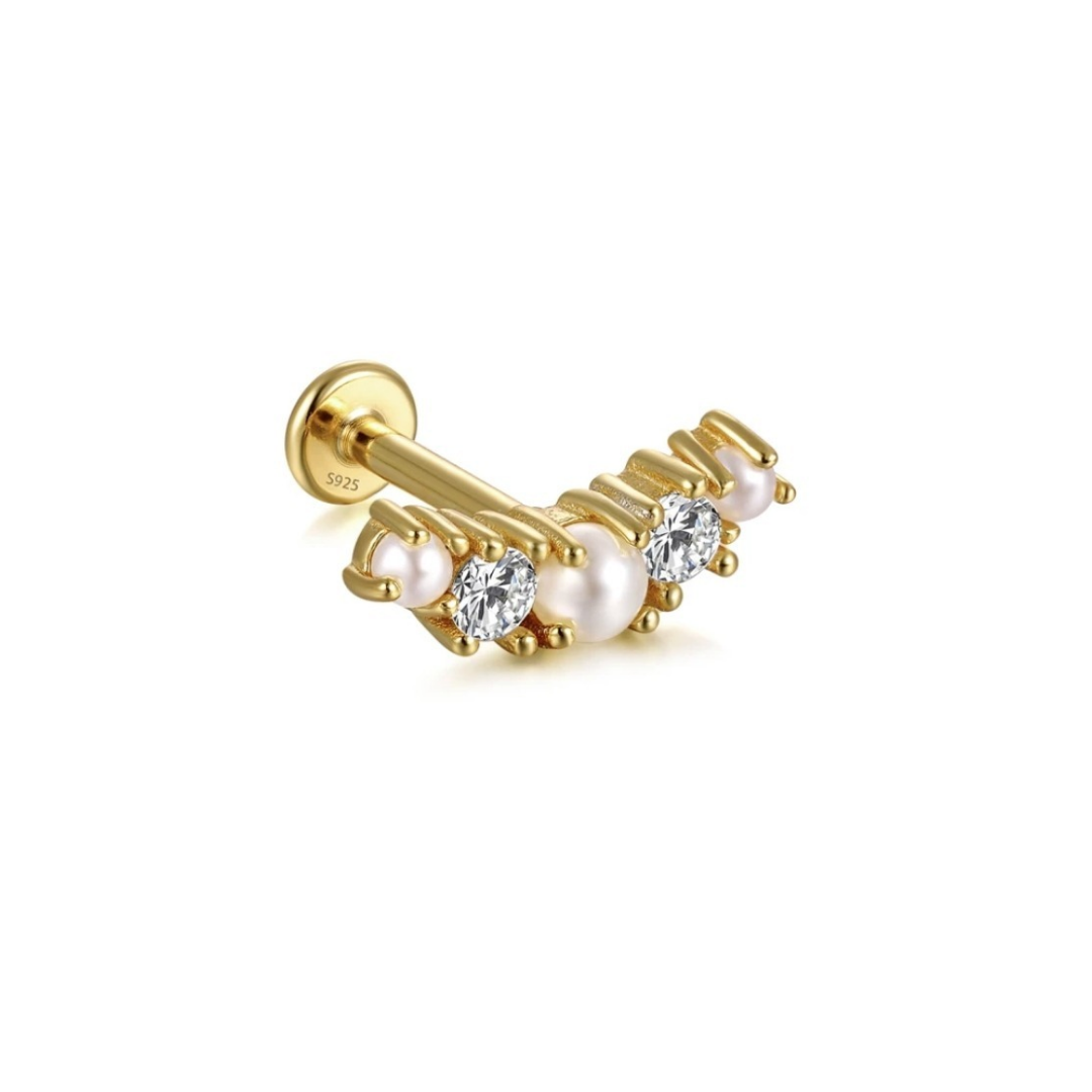 Piercing perlas y circones