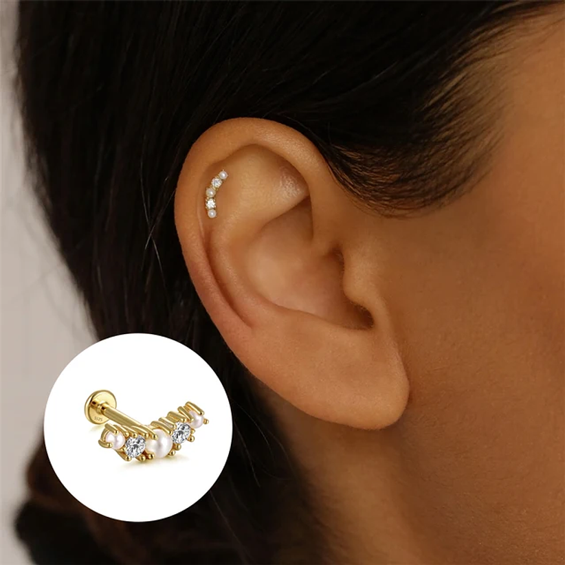 Piercing perlas y circones 2