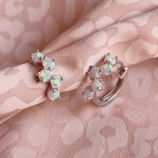 Argollas con ópalo 2