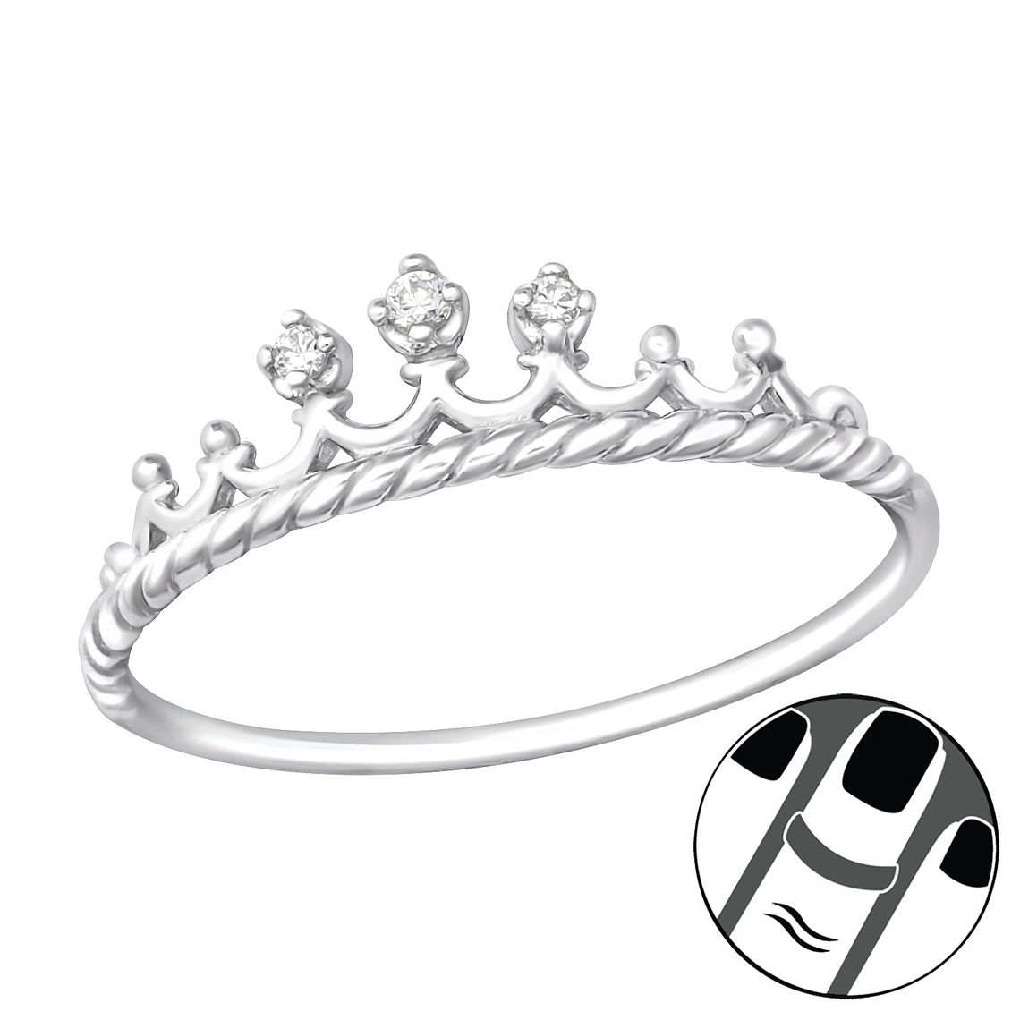 Anillo midi corona 1
