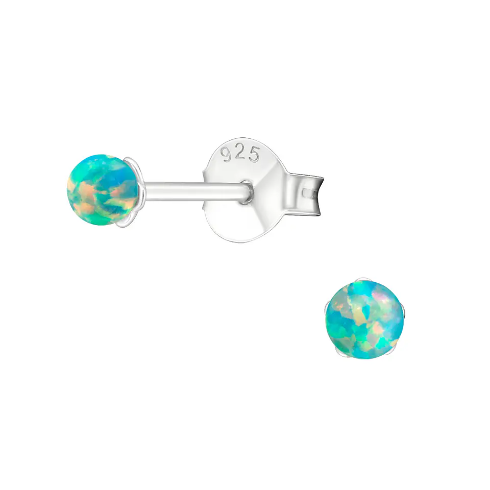 Esfera ópalo menta 3 mm 1