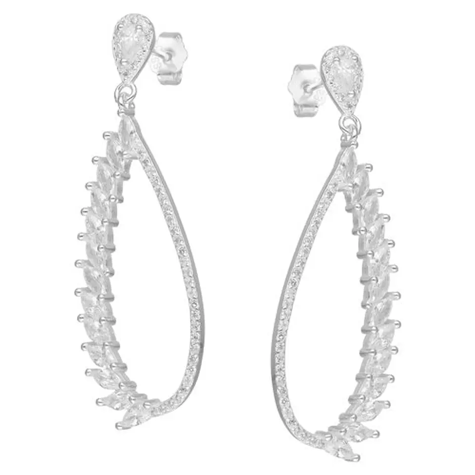 Aros gota brillantes 3