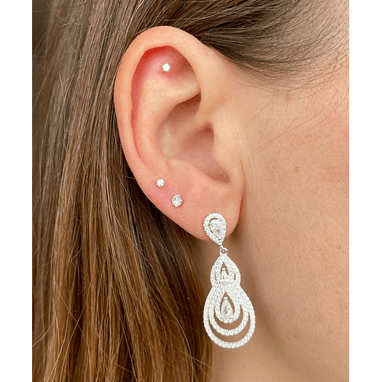 Aros gota brillante 2