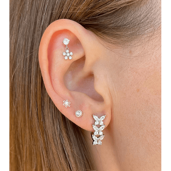 Piecing flor colgante 3